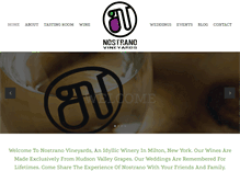 Tablet Screenshot of nostranovineyards.com